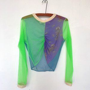 *Rare* Lou Dallas x Will Sheldon  sheer croptop